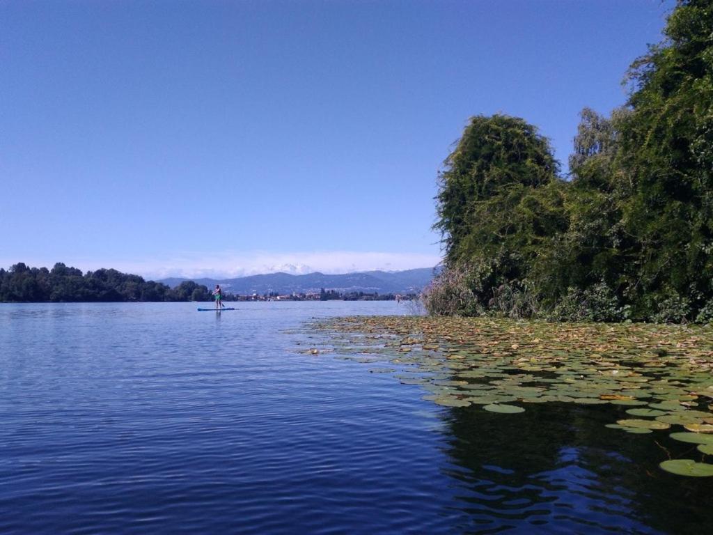 Casa Del Lago Travedona Esterno foto