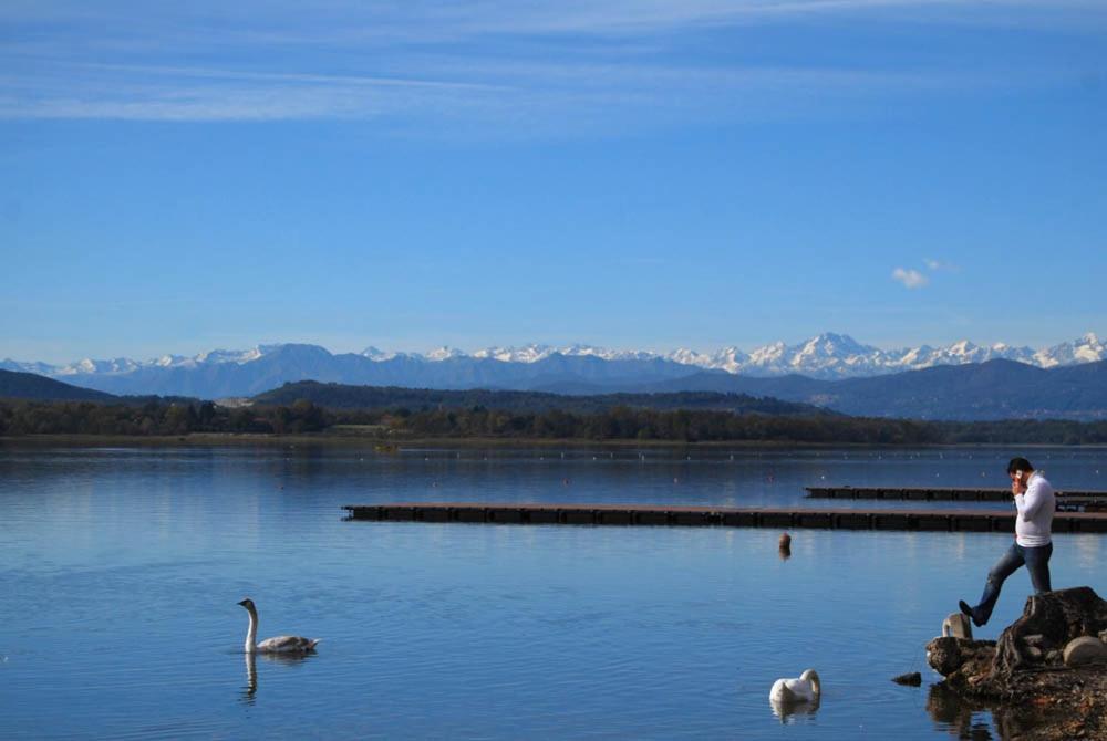 Casa Del Lago Travedona Esterno foto